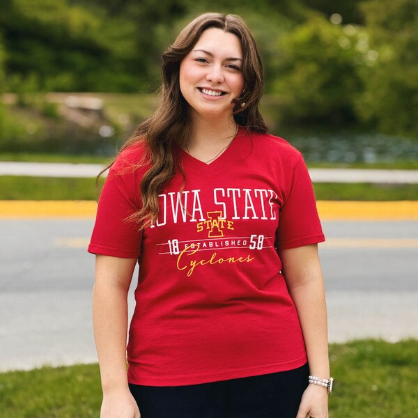 Pressbox Women's Cardinal Pensacola Short Sleeve T-Shirt